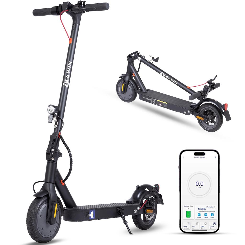 LEAWIN E9: 350W no fuss, 36V battery compact, 25-40km range. ABE certified, fold & ride