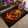 1PC CF Football Emblem Rug Game Carpet, Floor Mat for Bedroom Living Room Entryway Rug, Home Decor Idea Gift for Christmas birthday
