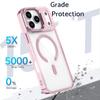 iPhone 17 Pro Max Яркая Тень Магнитный Двухцветный Прозрачный Противоударный Чехол