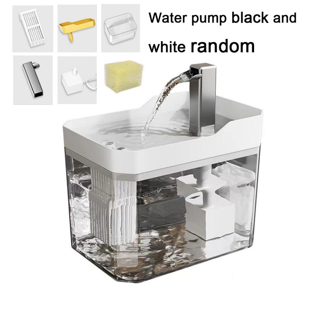 Удобная 1,5 л поилка для домашних животных, умная поилка с автоматическим фильтром, фонтанчик для питья для домашних животных, прозрачная миска для питья с насосом, для кошек, для дома