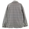 Неиспользованная куртка VANQUISH в клетку Гленчек свободного силуэта L серая Мужская Б/У