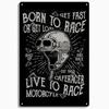 Рожден, чтобы ездить Мотоциклетные Жестяные Таблички, Ретро Металлическая Табличка, Винтажный Настенный Декор, Гараж, Бар, Мужская Пещера, Декоративная Тарелка