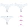 CINOON 3Pcs/Lot Women Sexy Lace Panties Low-Rise Temptation Lingerie Female G String Transparent Underwear Hollow Out Briefs Intimates