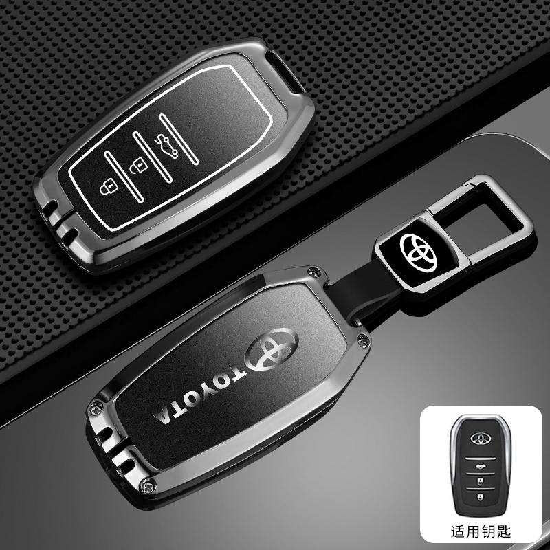 Чехол-оболочка для корпуса автомобильного ключа для Toyota CHR Hilux Fortuner Land Cruiser 200 Camry Corolla Crown RAV4 Highland Аксессуары Брелок