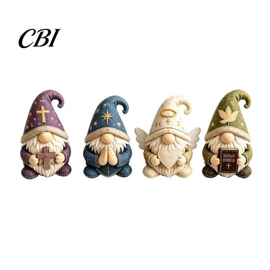 Nordic Elf Decoration Cozy Gnome DIY Patchwork Kit, Felt Creative Halloween Craft Set Sewing Art for Beginner Crafters, Home Decor Unique Handmade