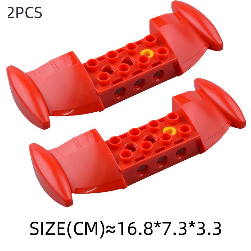 Big Particle Building Blocks Technology Engineering Machinery Assembly Accessories Compatible Brick Science Educational Toys 1pc