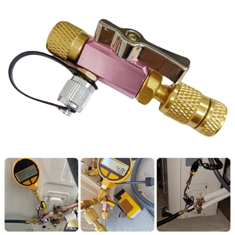 Efficient Valves Cores Removal Tool 5/16inch Systems Connection for R410A Handheld Disassembly Tool Easy to Use