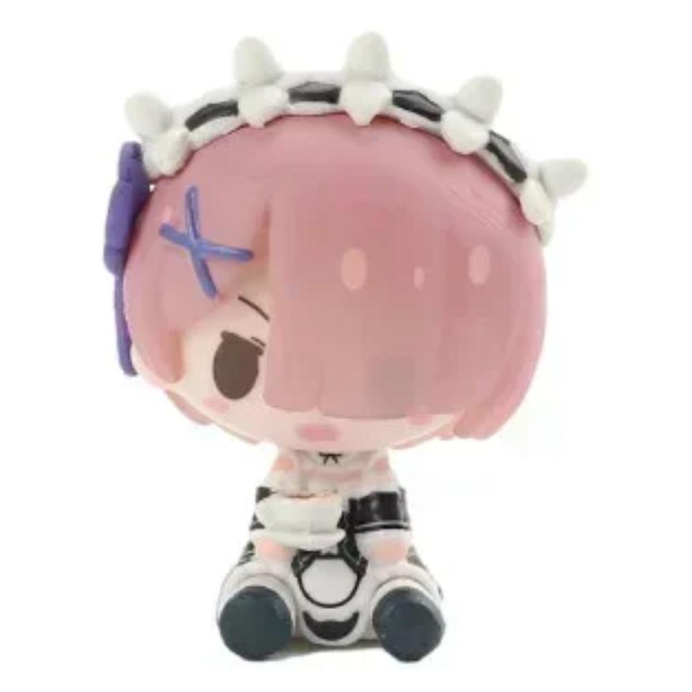 Милая фигурка Рем из Re:Zero Мини-статуэтки Эмилии и Рам Кавайи Re:Фигурка Зеро Декор для стола Украшение для дома Украшение Аксессуары для стола