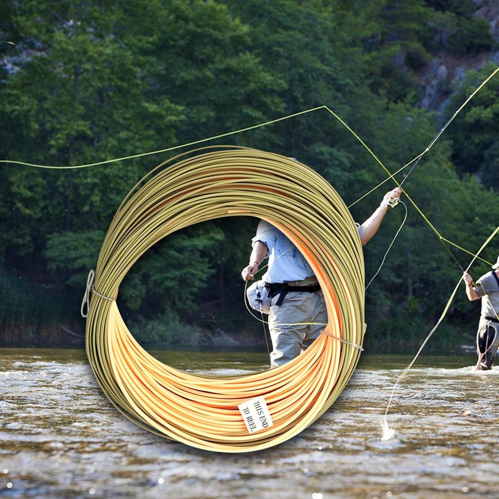 All Purpose Fly Line Floating Trout Fishing Double Loop Weight Forward