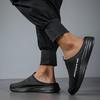 Half-drag casual shoes, four-season shoes, couple models, one-pedal men's shoes, large-size casual women's shoes