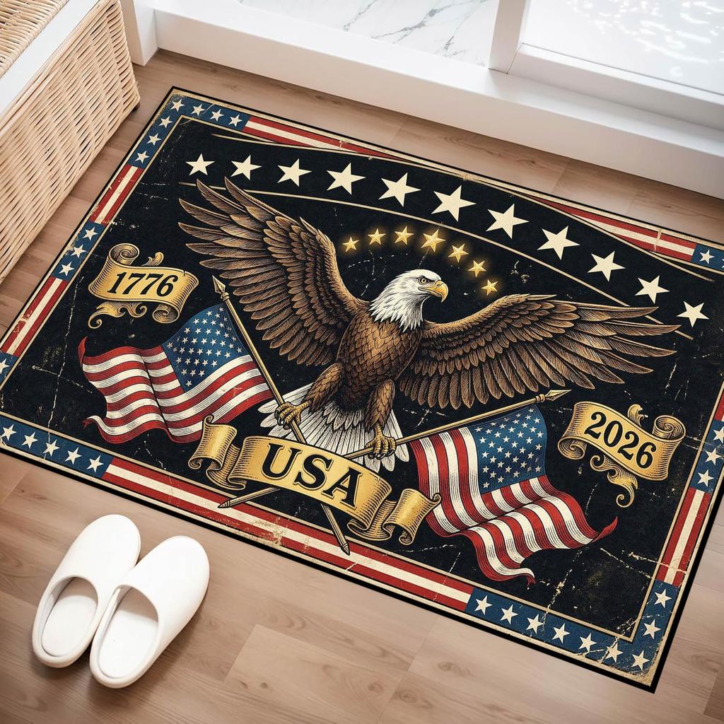 Tyrannosaurus Rug, Vivid Prehistoric Dinosaur Scene Print, Non-Slip Washable Soft Mat for Bedroom Room Game Room Indoor Decor