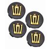 UP! Gold Wheel Center Caps (Set of 4) for Toyota Crown 220 Series (Gold Hub Caps) - Unimbi [Parallel Import]
