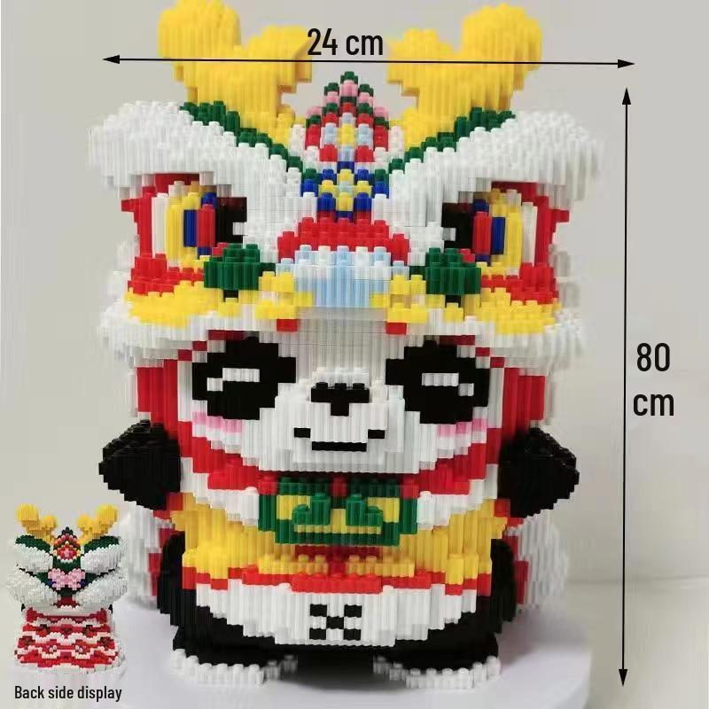 Совместимый Lego для девочек: Серия конструкторов «Злой Медведь» - Образовательные микро-конструкторы, соединяющиеся игрушки и подарки