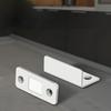 1-20PCS L Shape No Drill Magnetic Sliding Door Catch Strong Invisible Cabinet Magnet for Wardrobe Closet Pull Push Lock