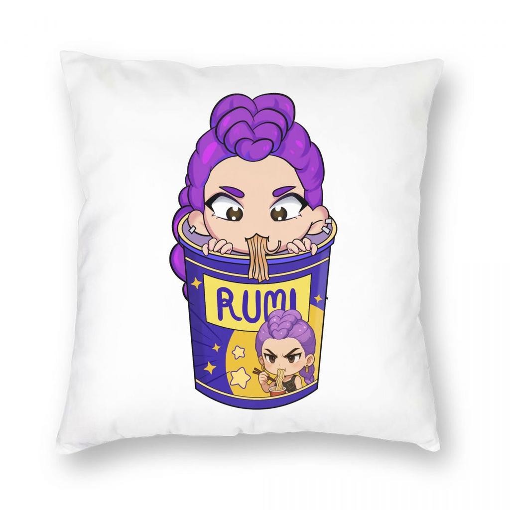 Kpop Охотники на демонов Saja Boys Наволочка Принт Полиэстер Наволочка-подушка Подарок Наволочка для подушки Домашний Квадратный 40X40 см