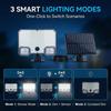 Solar Motion Sensor Wall Lamp for Outdoor Garage and Courtyard