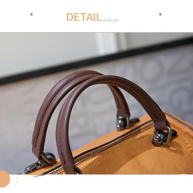 Женская модная сумка-тоут из мягкой кожи на одно плечо