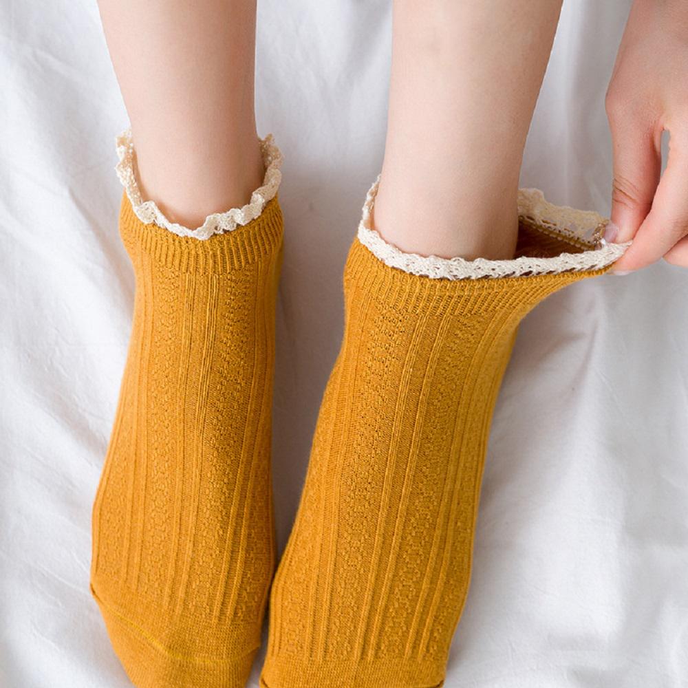 Harajuku New Sweet Streetwaer Cute Girls Hosiery Lace Socks Cotton Socks Ruffles Women Socks
