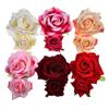 Rose Flower Hair Clip Women Seaside Party Hairgrip Bridal Hairpin Headwear Solid Color Headwear