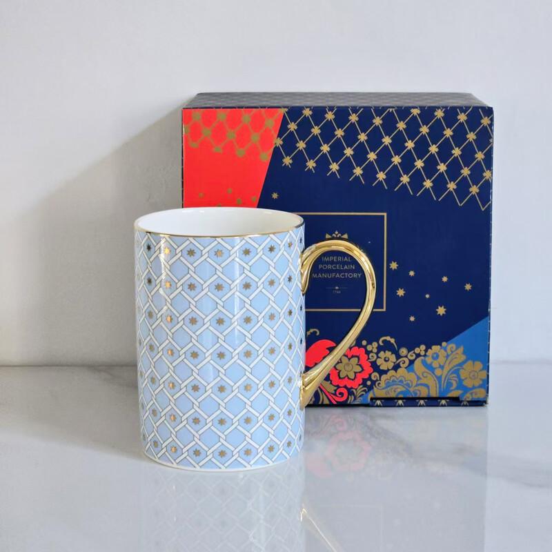Кружка Hantun из костяного фарфора с алмазным узором