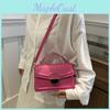 Стильная минималистичная ПУ-сумка для женщин черного, розового, синего и белого цветов, идеально подходящая для повседневных выходов