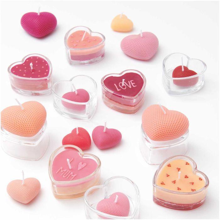 Bougeoir en verre étoile 10,8 cm