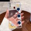 Чехол для Samsung Galaxy A20s Case A207F Прозрачный Эстетичный Модный Милый Кот Мягкий ТПУ Задняя Крышка Для Samsung A20s Чехол для Телефона