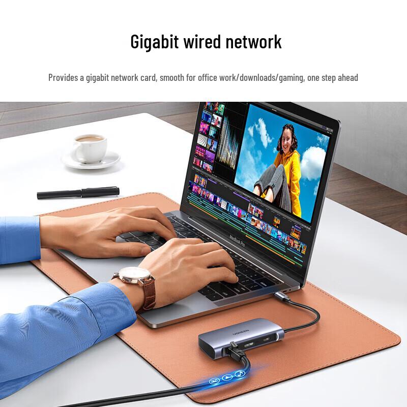 Ugreen USB-C хаб 6-в-1 с HDMI и Ethernet