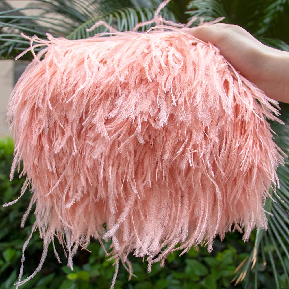 Feather1Meter Отделка из страусиных перьев 10-15/15-18/18-22 см Перья Бахрома Лента для Домашней Вечеринки Платья Шитья Свадебного Украшения Высокое Качество