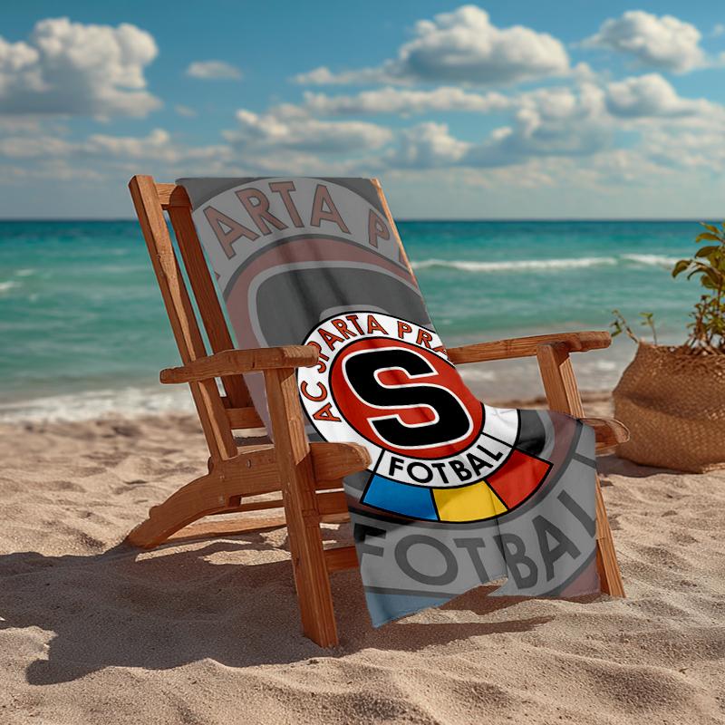 AC Sparta Praha Fashion Beach Towel: Ideal for Summer Adventures, Soft, absorbent and quick drying, suitable for swimming and bathing