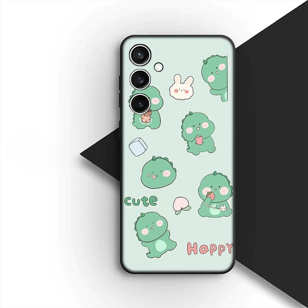 Чехол для телефона для Samsung Galaxy S10 S8 S9 Plus A33 A34 A31 70 A71 A72 Note 20 9 8 S10E Корпус Мягкий чехол Обои Динозавр Аниме