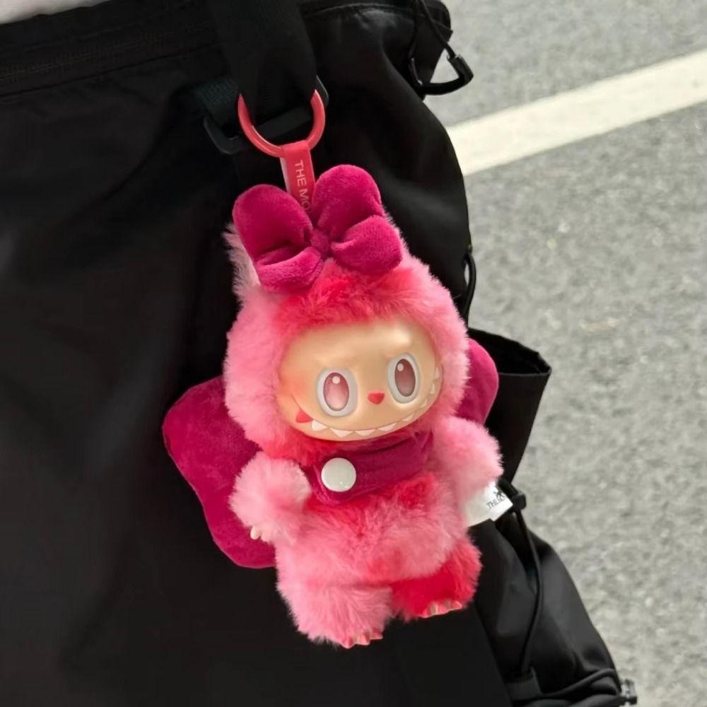 Wing Labubu Time Doll Одежда Bow Hat 17 см Мягкие куклы Одежда для детей Девочек Игрушки