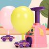 Kids Balloon Car Launcher Toy with Inflator Educational Press Type Air Powered Toddlers Inertia Drive Car Toy Boys Girls Birthday Gift