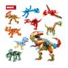Woma Toys C0476 8 In 1 Assembly Dinosaur Model Building Brick Block Set Toys for Kids