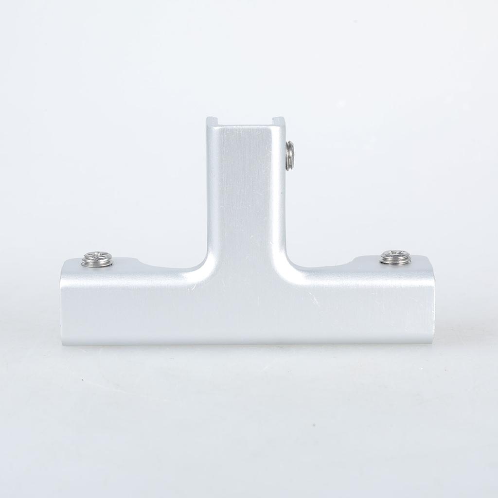 4pcs T Clamp Connectors Adjustable T Shape Fasteners Aluminum T Clamps Glass Clip Set for Versatile Plant Box Dividers