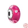 925 Sterling Silver Glass Beads Charms for Jewelry DIY Making Fit Original Bracelets Bangles for Women Gift