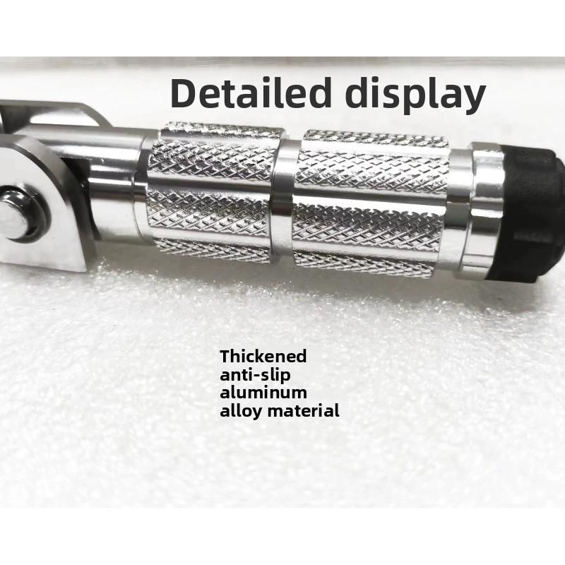 Reposapiés plegables universales CNC para motocicleta y bicicleta eléctrica de aleación de aluminio
