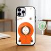 south park kenny Phone Case For iPhone 17 16 15 14 13 12 Pro Max Plus for Mirror Wireless Magnetic Cover