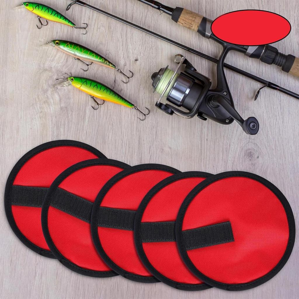 4PCS Fishing Bait Wraps Fishing Hook Cover Fish Lure Shield Bait Storage Protective Easily See Lures Fishing Hook Covers