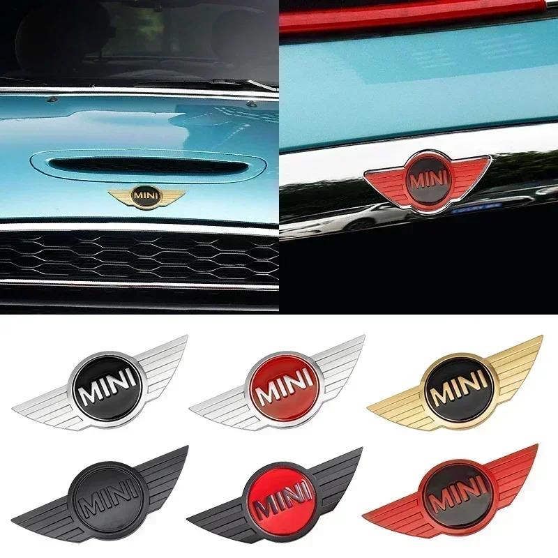 Metal Car Body Sticker Logo Rear Emblem Decal Accessories For BMW Mini Cooper Countryman Clubman S F55 F56 R55 R56 R60 F60 Badge ksgbw33