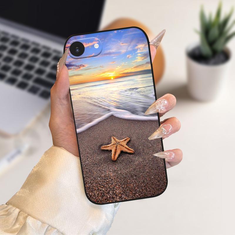 Для Apple iPhone 16e Чехол A3409 A3212 Милый Животный Цвет Тигр Мягкий Силикон Чехол для Телефона Обложка Для iPhone SE4 Защитный Fundas