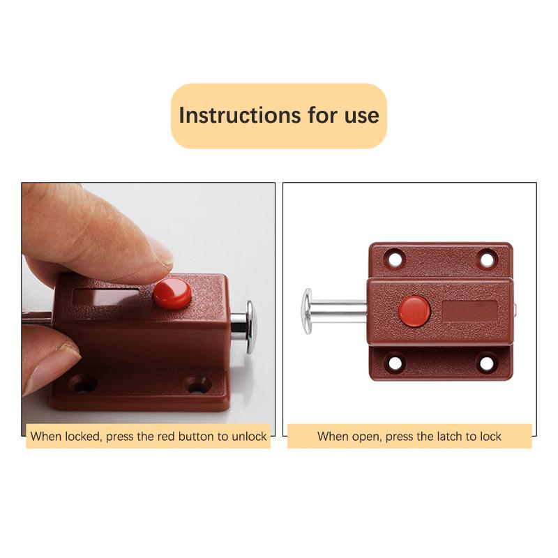 2 шт. Дверные задвижки-защелки для дверного окна, шкафа, коробки, шкафа, раздвижного шкафчика