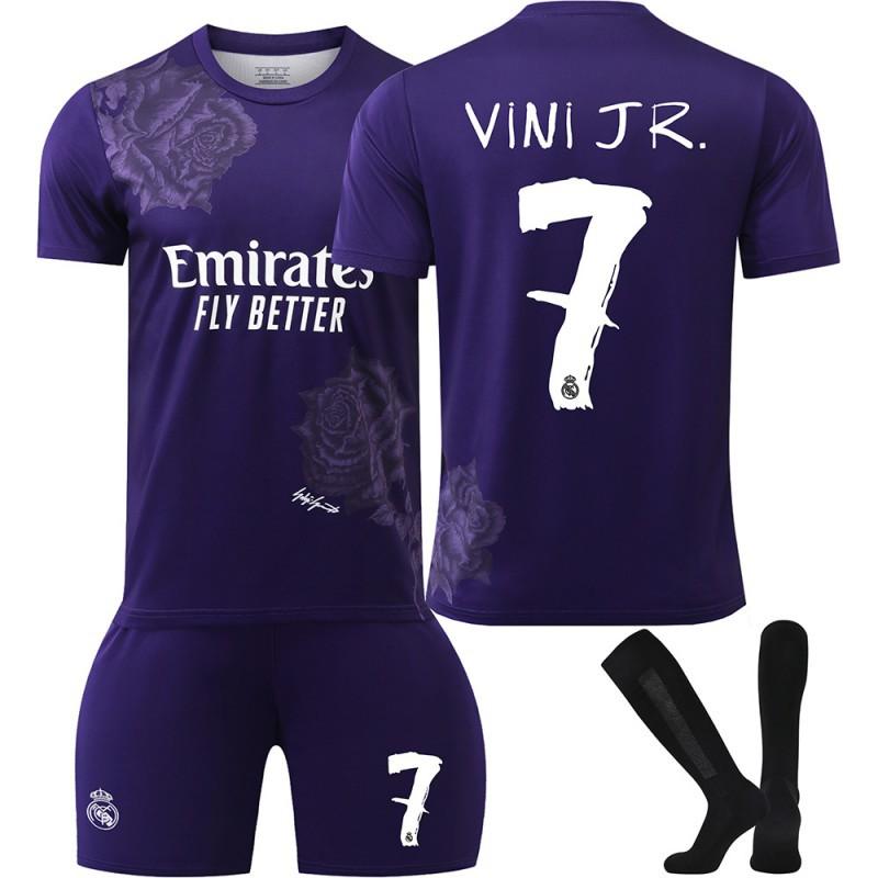 2425 Y3 Co-branded Football Shirt No. 7 C Rovinicius 5 Bellingham 10 Mbabpe Jersey Set