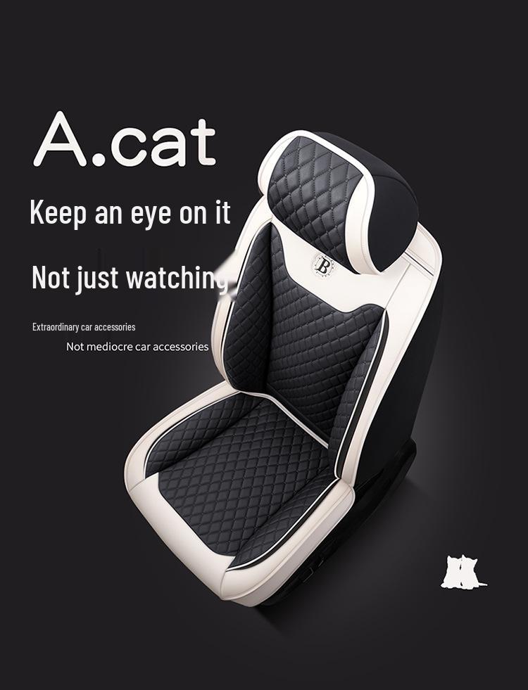 Cartoon Full Coverage Car Seat Cushion for All Seasons - Universal Fit