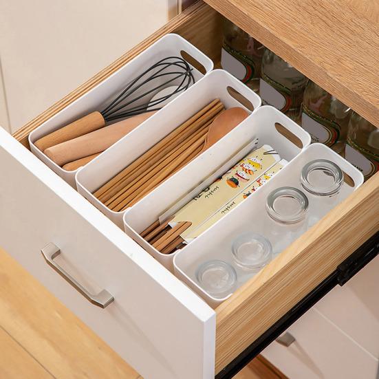Ящик для хранения, универсальный кухонный органайзер, компактный контейнер для хранения косметических канцелярских принадлежностей, контейнер для дома