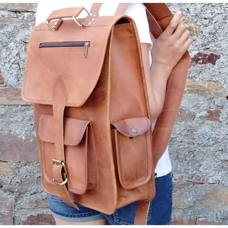 Рюкзак для ноутбука, кожаная сумка, кожаный рюкзак, мужской рюкзак-хипстер, кошелек
