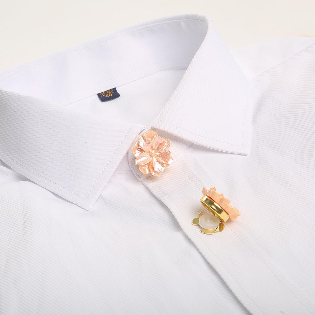 2 шт./компл. Цветы запонки пуговицы крышка на рубашку милый элегантный гардения пуговицы зажим подходит для смокинга рубашка украшение одежды