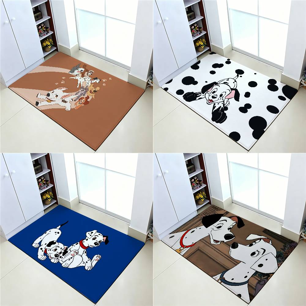 Classic Cartoon-101-D-dalmatiansS Cute Carpet Bathroom Anti-slip Door Mat Home Decoration Mat Entrance Door Scratch-resistant