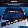 Car Front Windshield Sticker Front And Rear Gear Decorative Sunshade Decals For Subaru BRZ XV STI Crosstrek Forester Legacy WRX Erg3