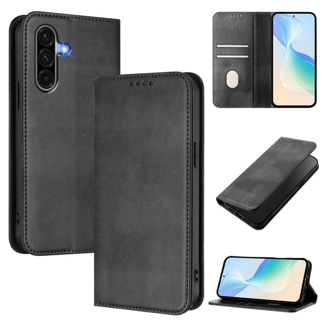Luxury Wallet Leather Protect Case For Samsung Galaxy A17 A07 A56 A36 A26 A16 A06 A55 A35 A25 A15 A05s A05 Flip Cover